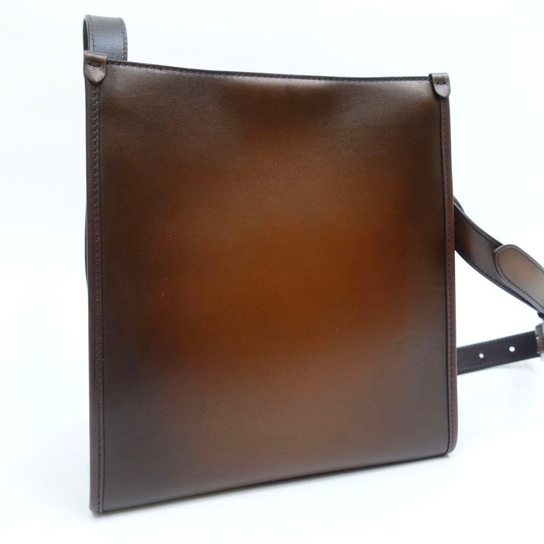 【未使用品】ベルルッティ　ショルダーバッグ　エミーオ　ホーボー　メッセンジャー