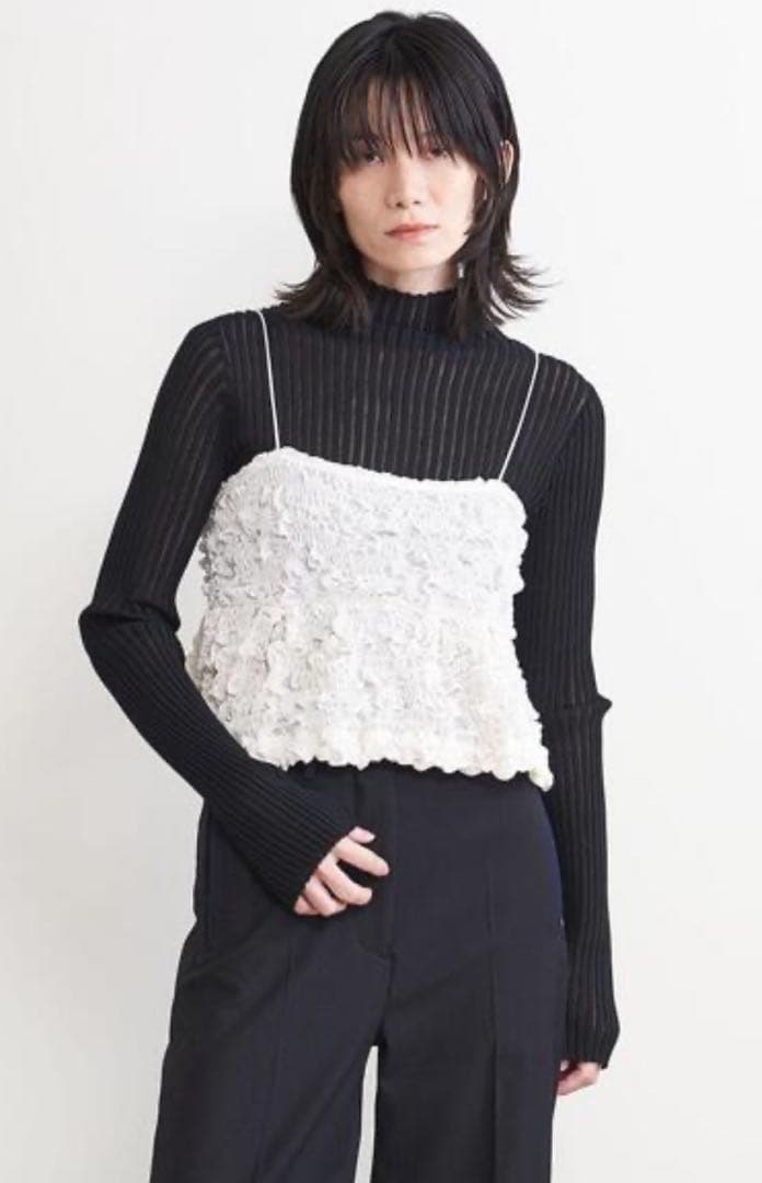 新品未使用★AEWEN MATOPH ポリエステル シャーリング キャミソール