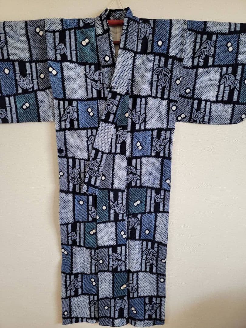 志保　浴衣　有松鳴海絞り　美品
