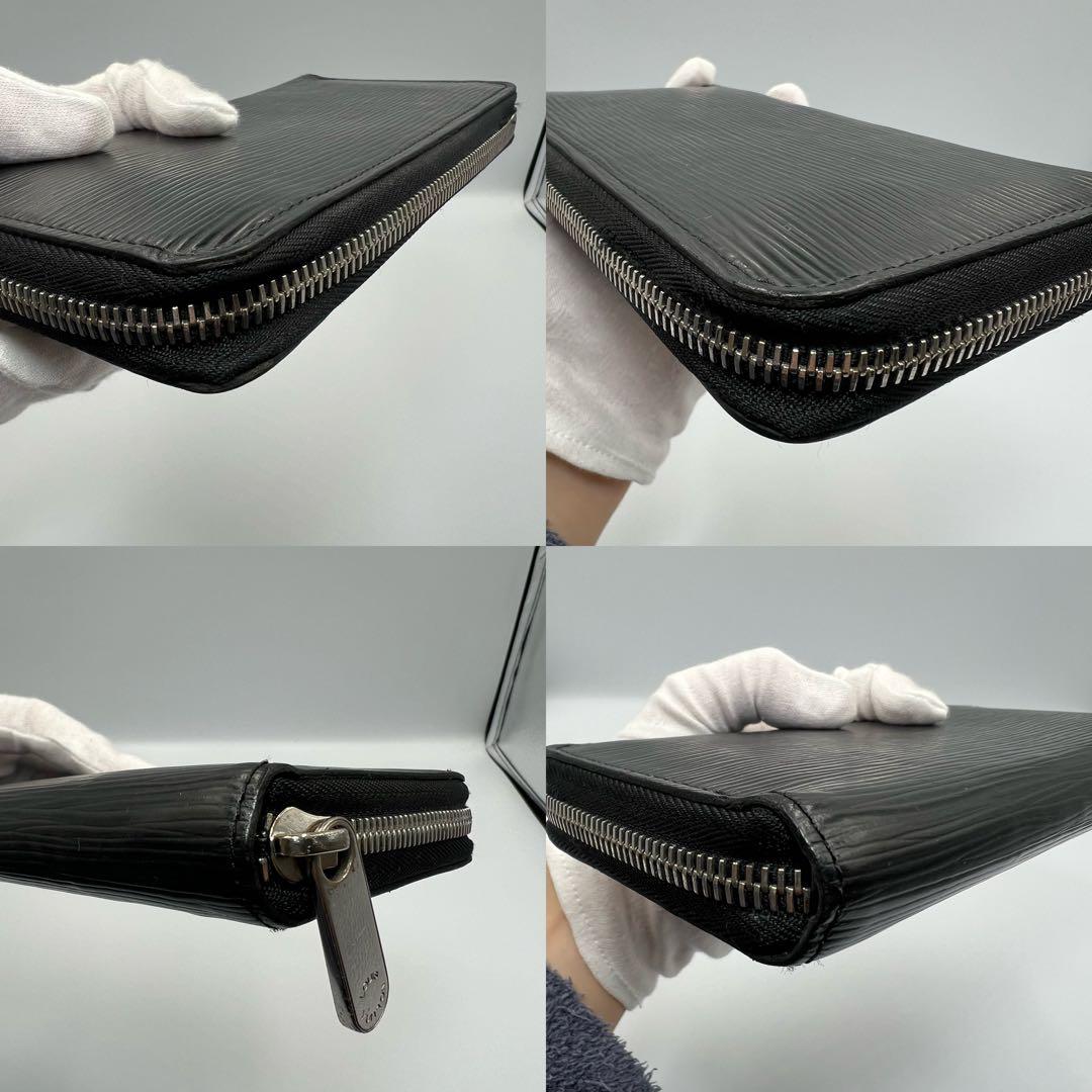 ルイヴィトン エピ ジッピーウォレット ブラック ※ファスナー破れあり