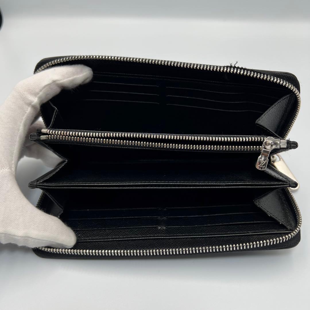 ルイヴィトン エピ ジッピーウォレット ブラック ※ファスナー破れあり