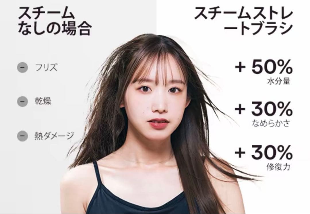 WAVY TALK スチームブラシアイロン