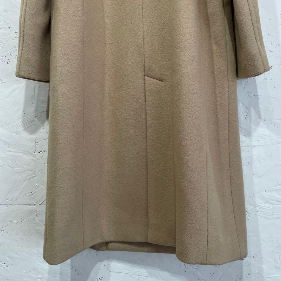 新品未使用タグ付き　日本製　カシミヤ混【m's select】ウールコート　38