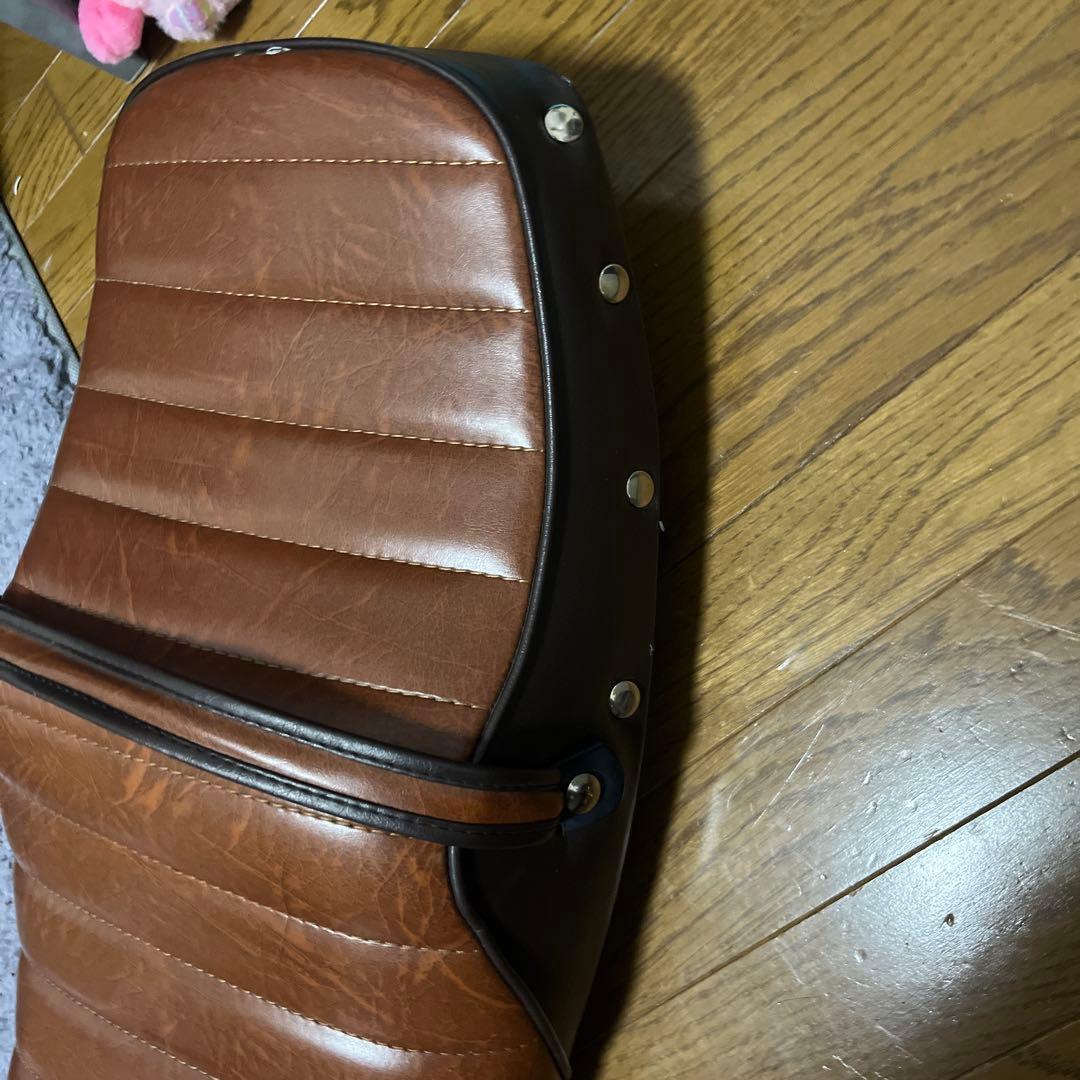 XJR400r 　rh02j 茶ツートン タックロールシート / あんこ抜き