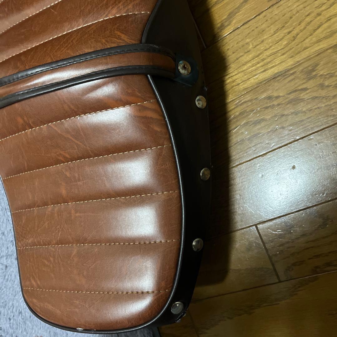 XJR400r 　rh02j 茶ツートン タックロールシート / あんこ抜き