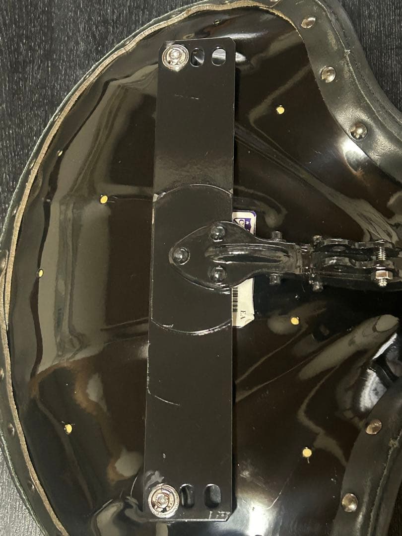 ハーレーダビッドソン　レプリカアーリーソロシート　黒レザー　Ｖ-TWIN製