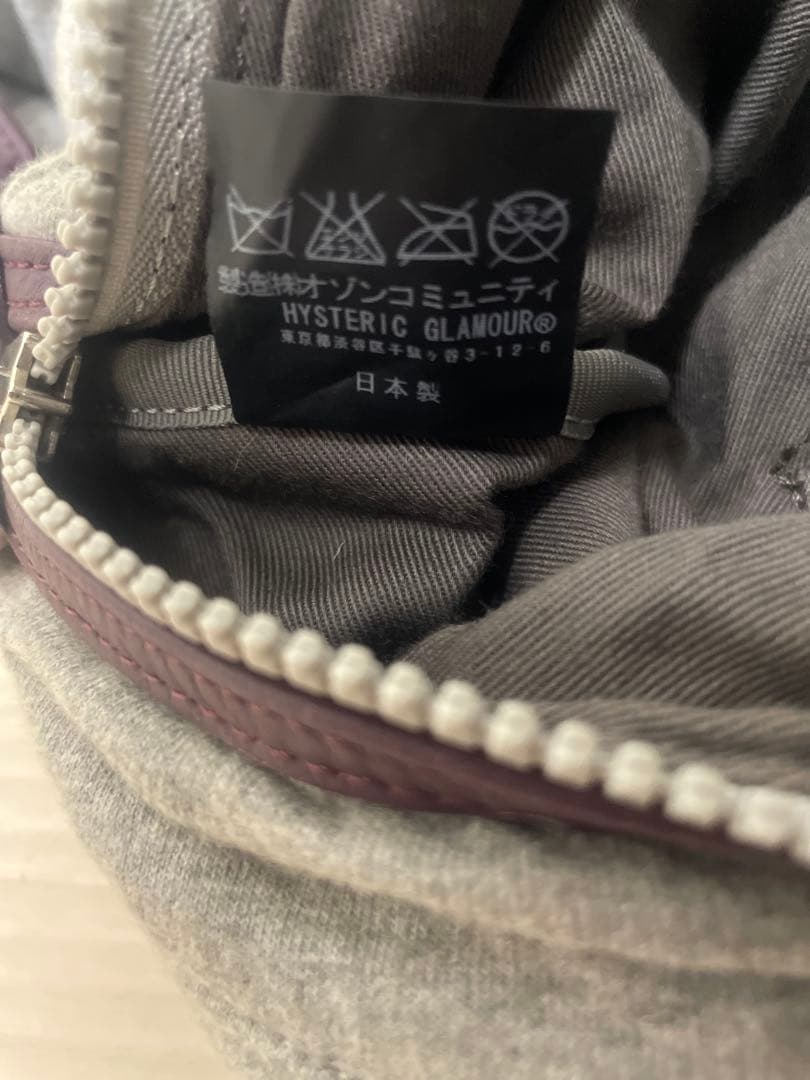 HYSTERIC GLAMOUR バッグ ボストンバッグ 歴代ヒスガール グレー