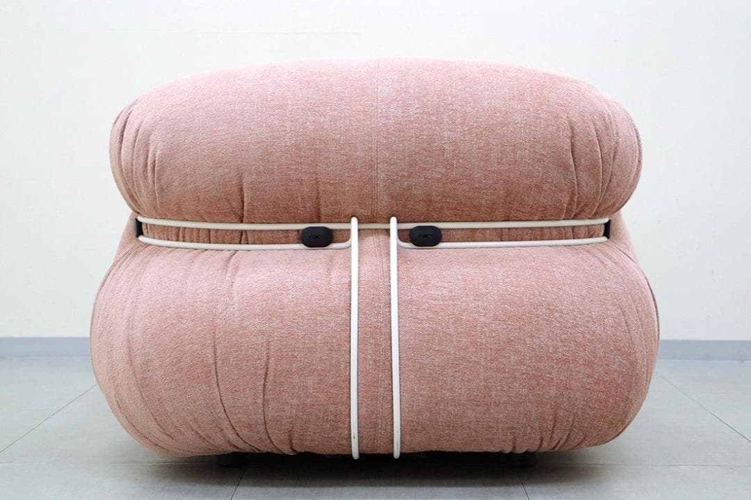 極美品 カッシーナ 名作 SORIANA ソリアナ ソファ 1人掛け ロング