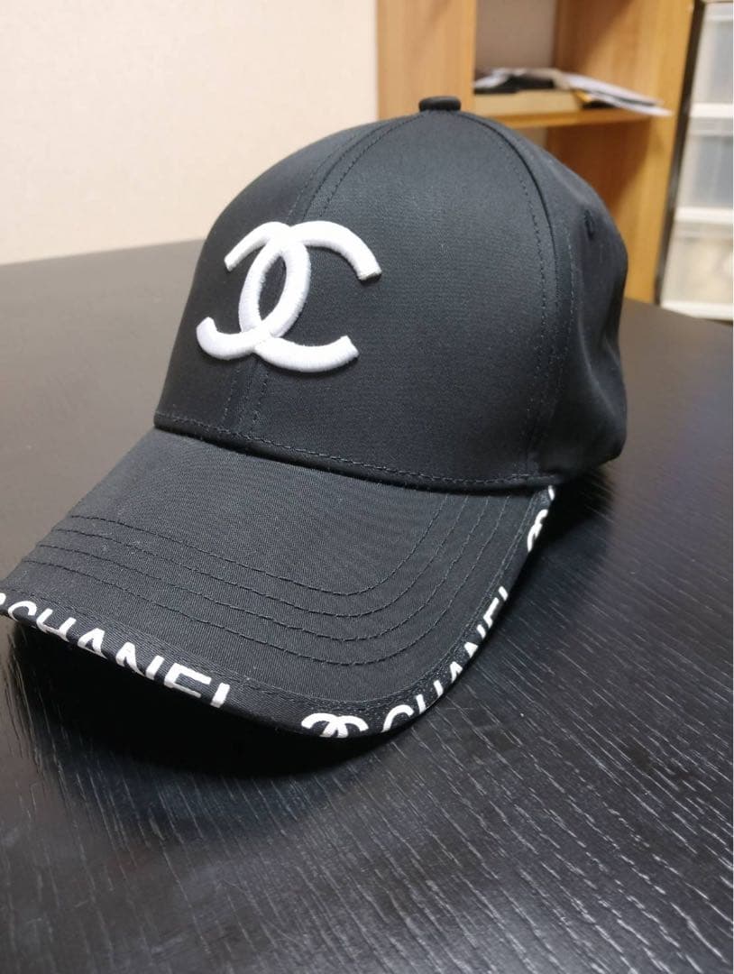 CHANEL ブラック キャップ