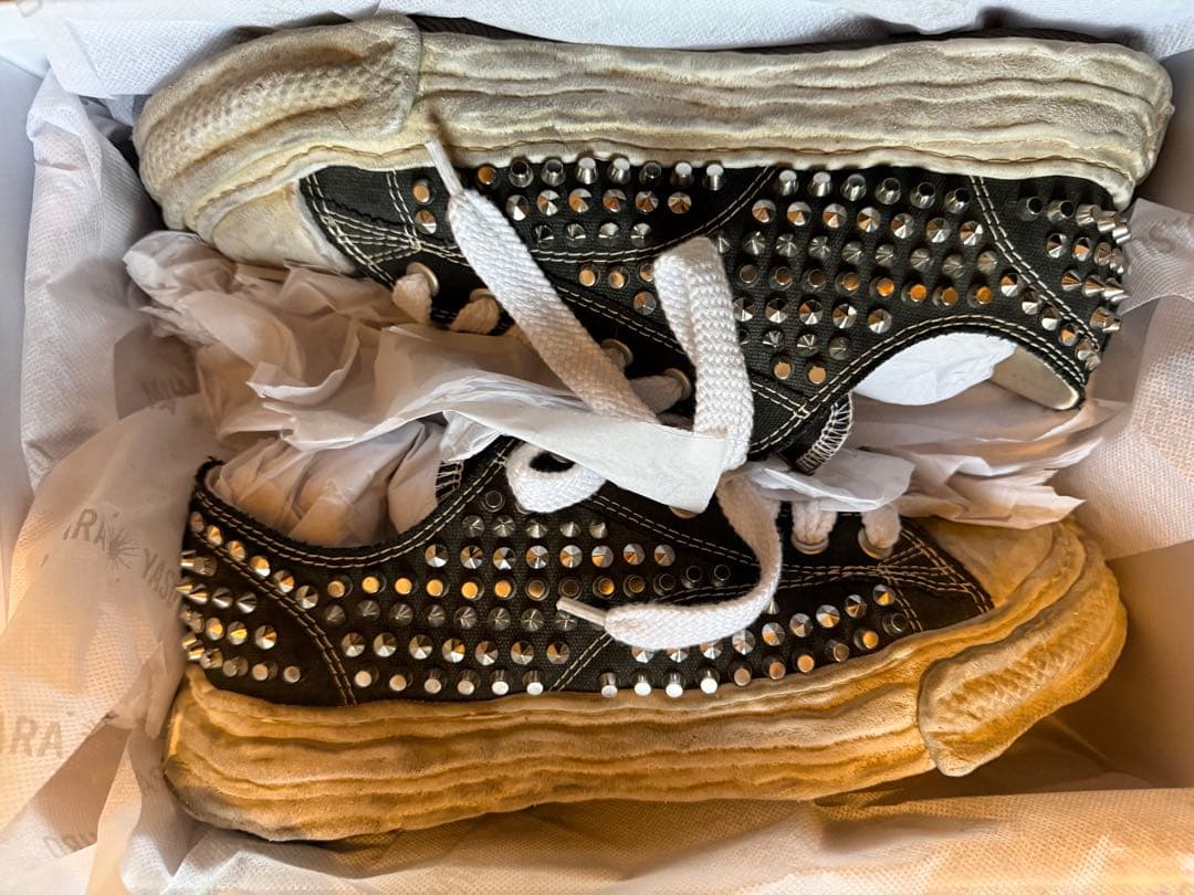 メゾンミハラヤスヒロ　スタッズスニーカー