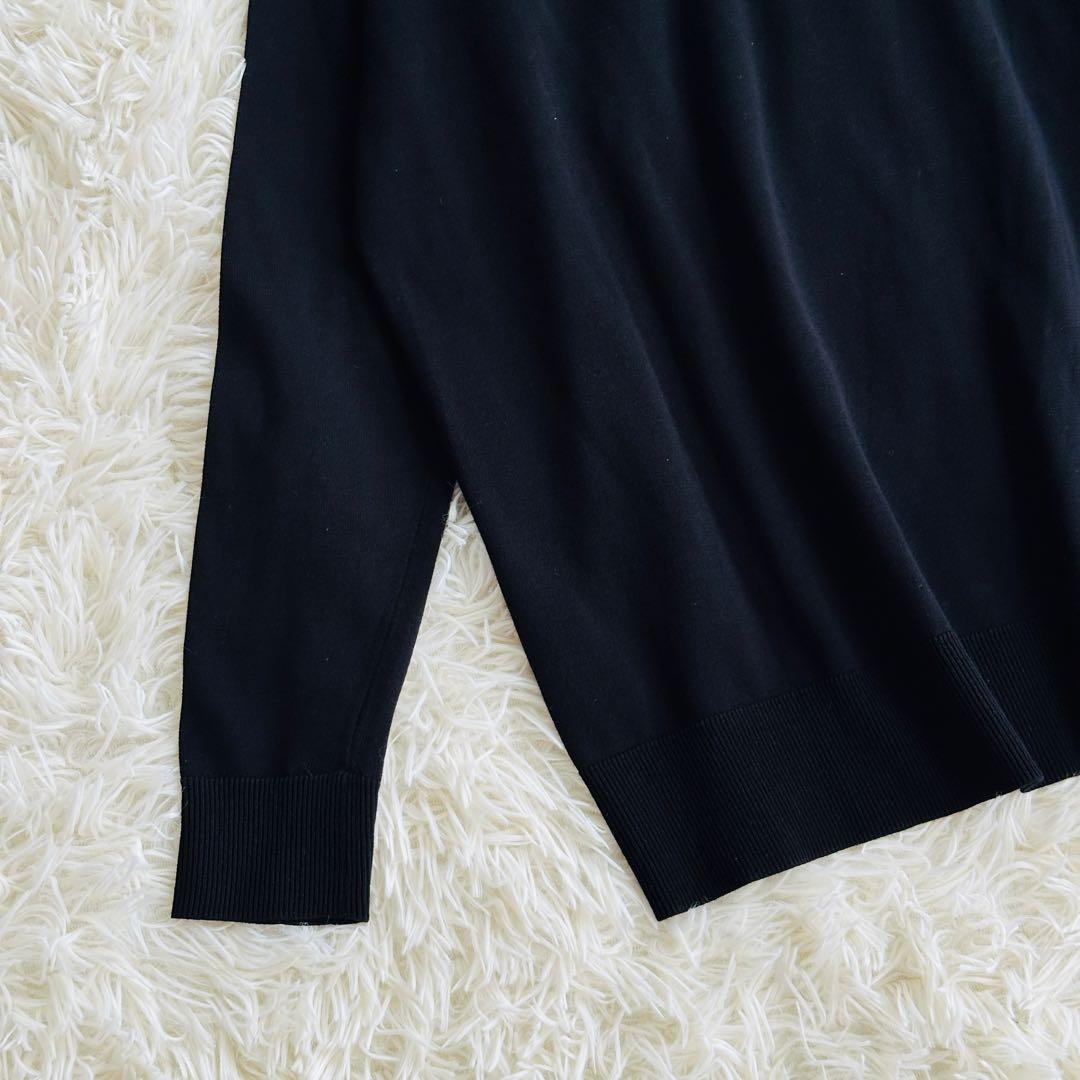 【未使用級✨】ドゥーズィエムクラス　Vネックプルオーバー コットンシルク