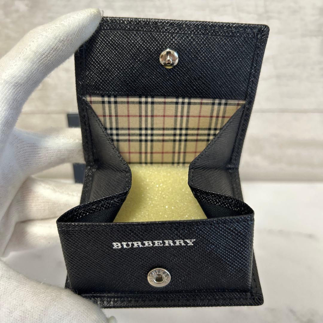 新品未使用　BURBERRY バーバリー ケース レザー ノバチェック