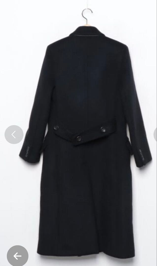 beautiful people ウールチェスターコート　ネイビー Ｓ