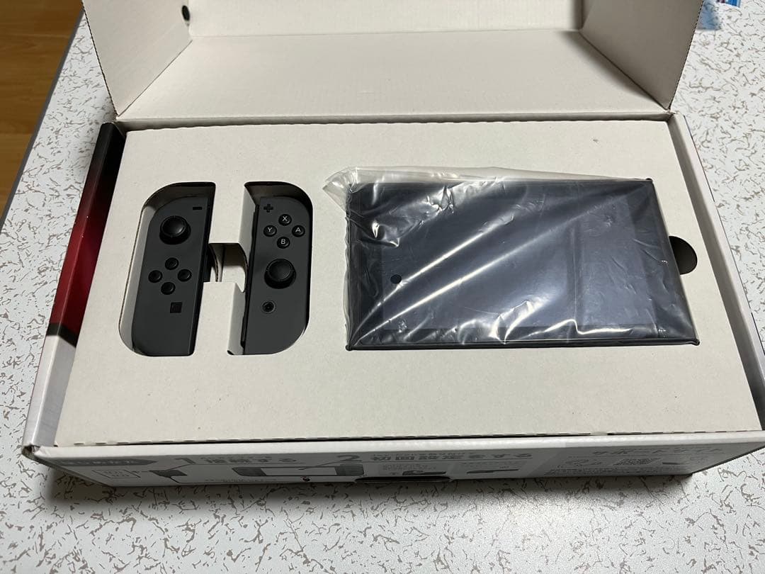 Nintendo Switch 本体 グレー　付属品・箱付き