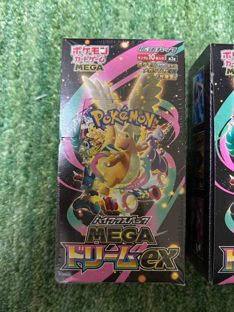 MEGAドリームex 3box シュリあり1box なし ペリペリ付き 2box