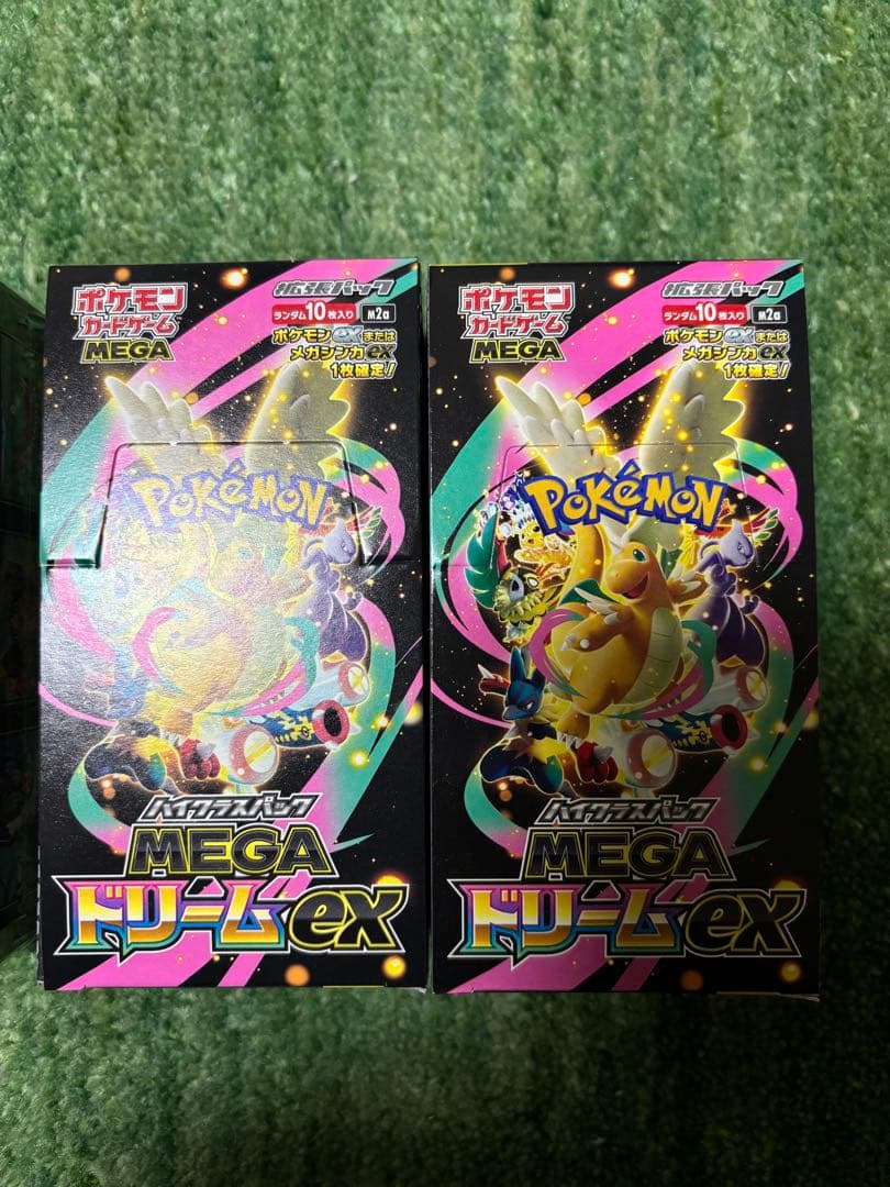 MEGAドリームex 3box シュリあり1box なし ペリペリ付き 2box