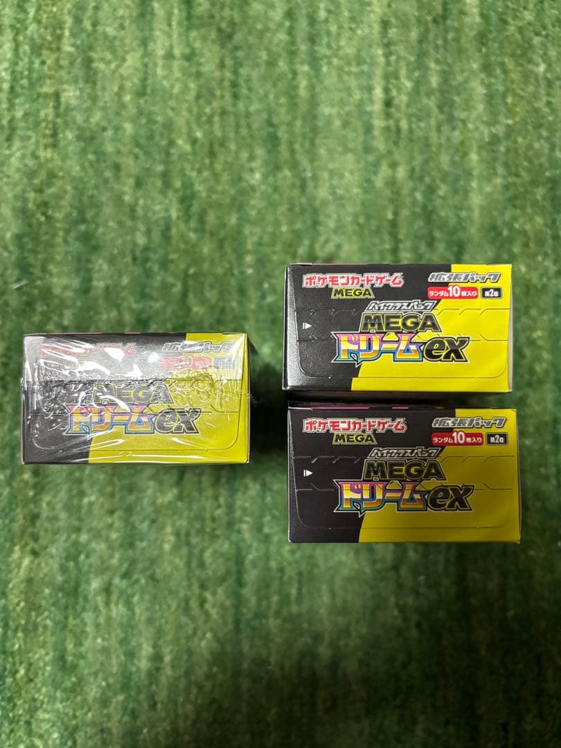 MEGAドリームex 3box シュリあり1box なし ペリペリ付き 2box
