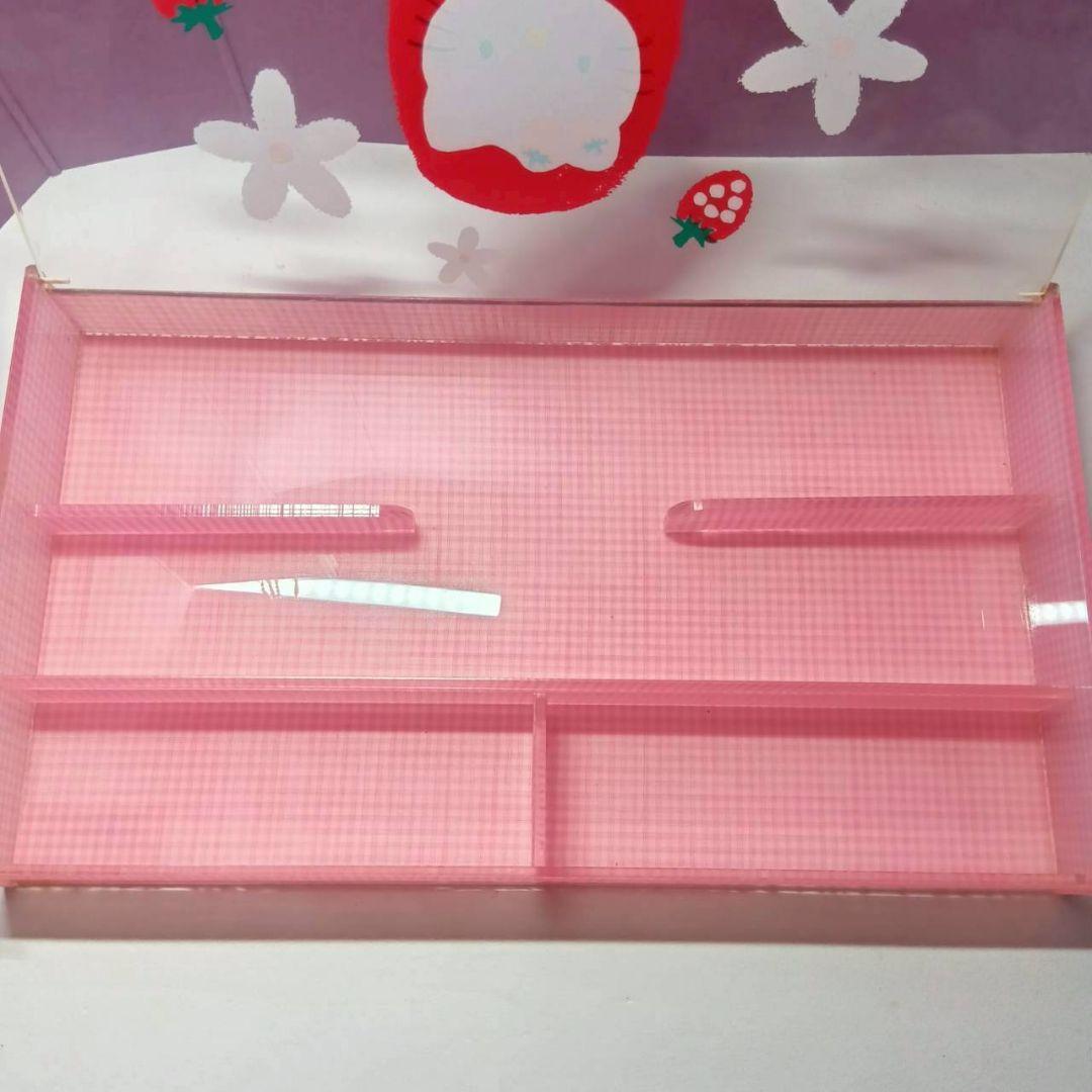 ハローキティ いちご 小物収納ボックス 平成レトロ