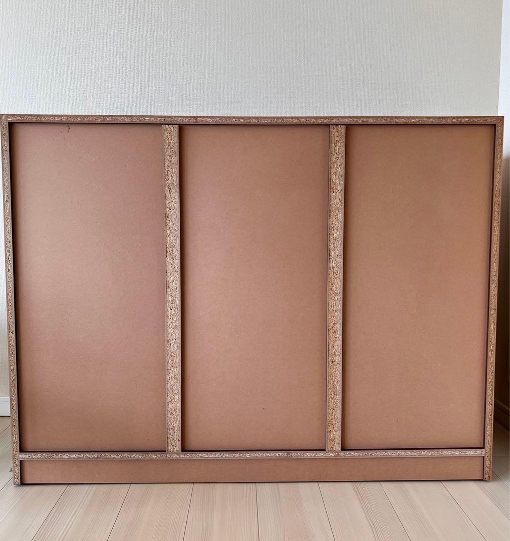 本棚 システムストッカー ディスプレイ フラップキャビネット ダークブラウン