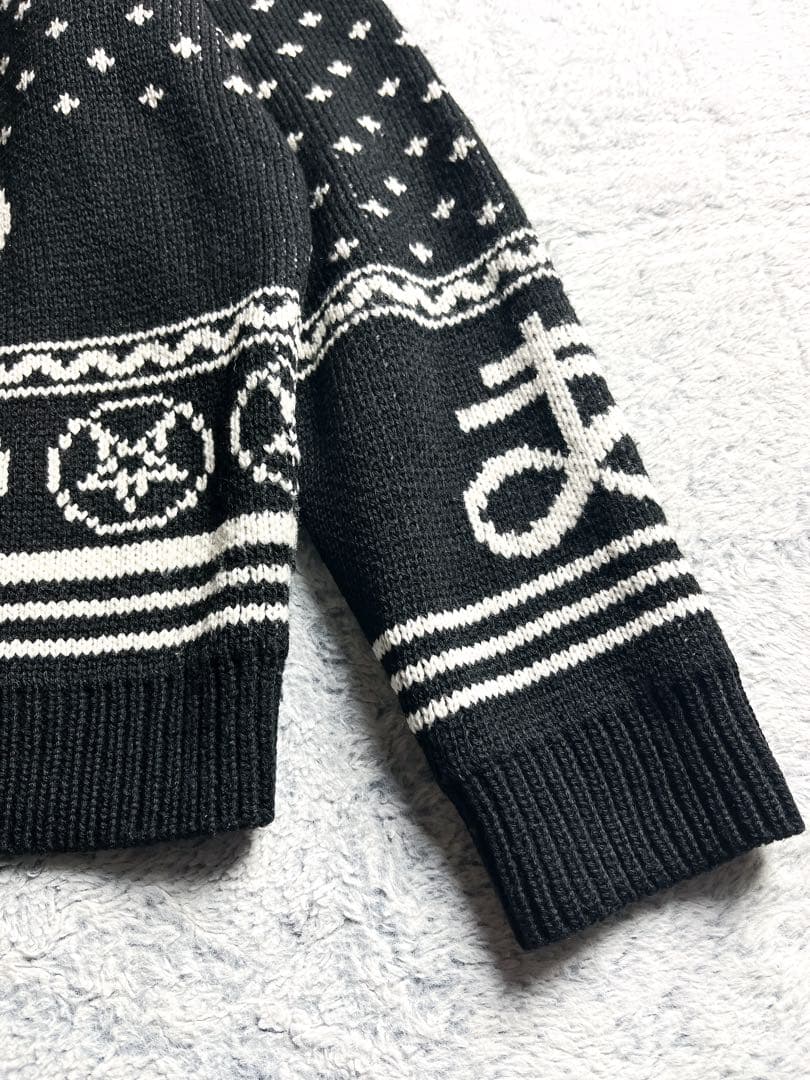 【NEIGHBORHOOD】ネイバーフット ジャガードニット 五芒星柄セーター