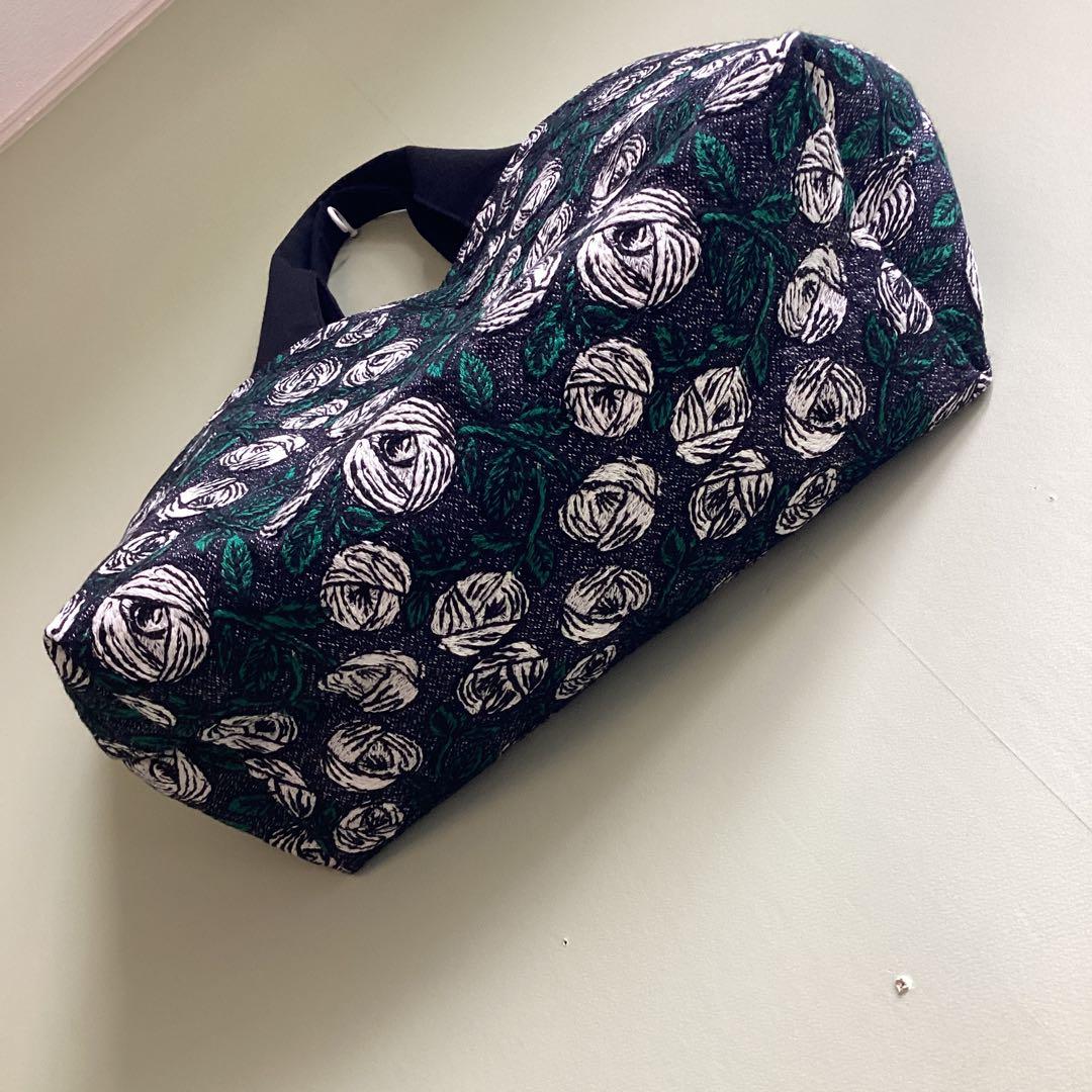 ミナペルホネン最新rosy navyトートバッグ ハンドメイド