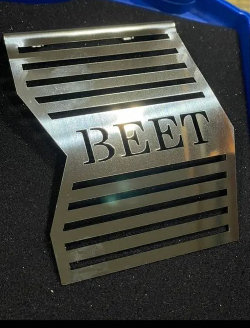 Cbr400f Cbx400f キャブカバー　ステンレス　BEETロゴ