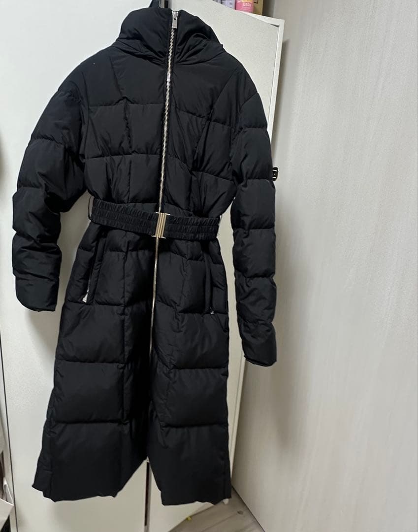 今期SNIDEL ブラック ロングダウンジャケット