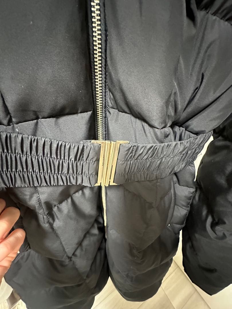 今期SNIDEL ブラック ロングダウンジャケット