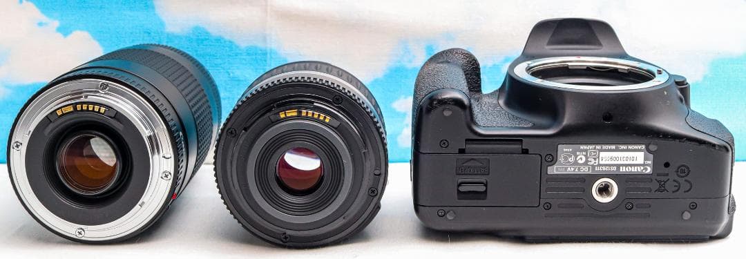 キャノン Canon kiss x5⭐️スマホに転送⭐️ダブルレンズ⭐初心者