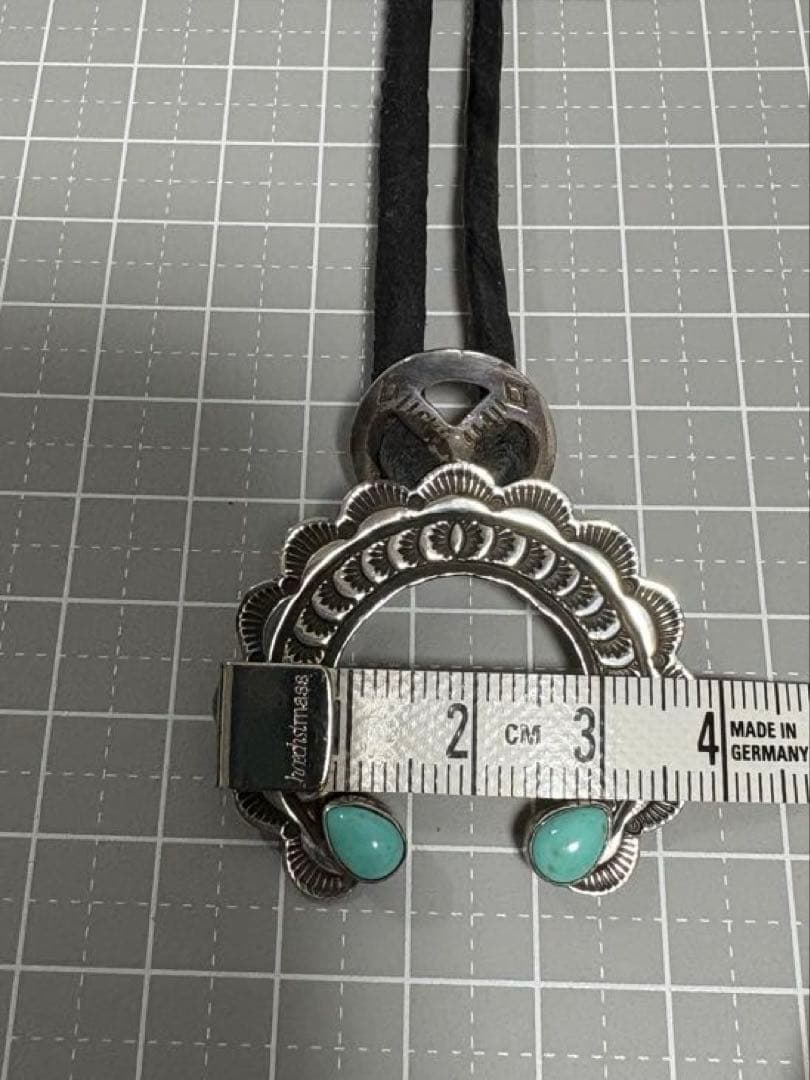 ♦︎最終価格♦︎ナバホ　ナジャ　ターコイズ×スタンプワークsilverネックレス