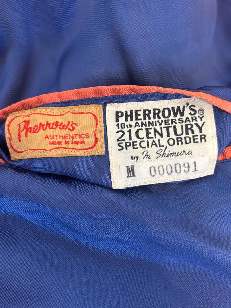 限定 日本製 PHERROW’S フェローズ 10周年 月&地球 スカジャン M