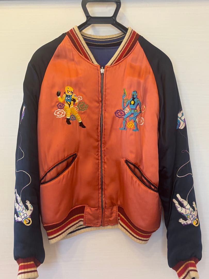 限定 日本製 PHERROW’S フェローズ 10周年 月&地球 スカジャン M