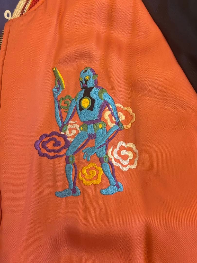 限定 日本製 PHERROW’S フェローズ 10周年 月&地球 スカジャン M