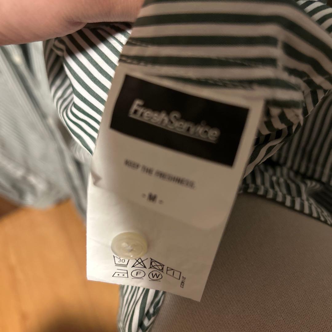 fresh service フレッシュサービス ボーダーシャツ