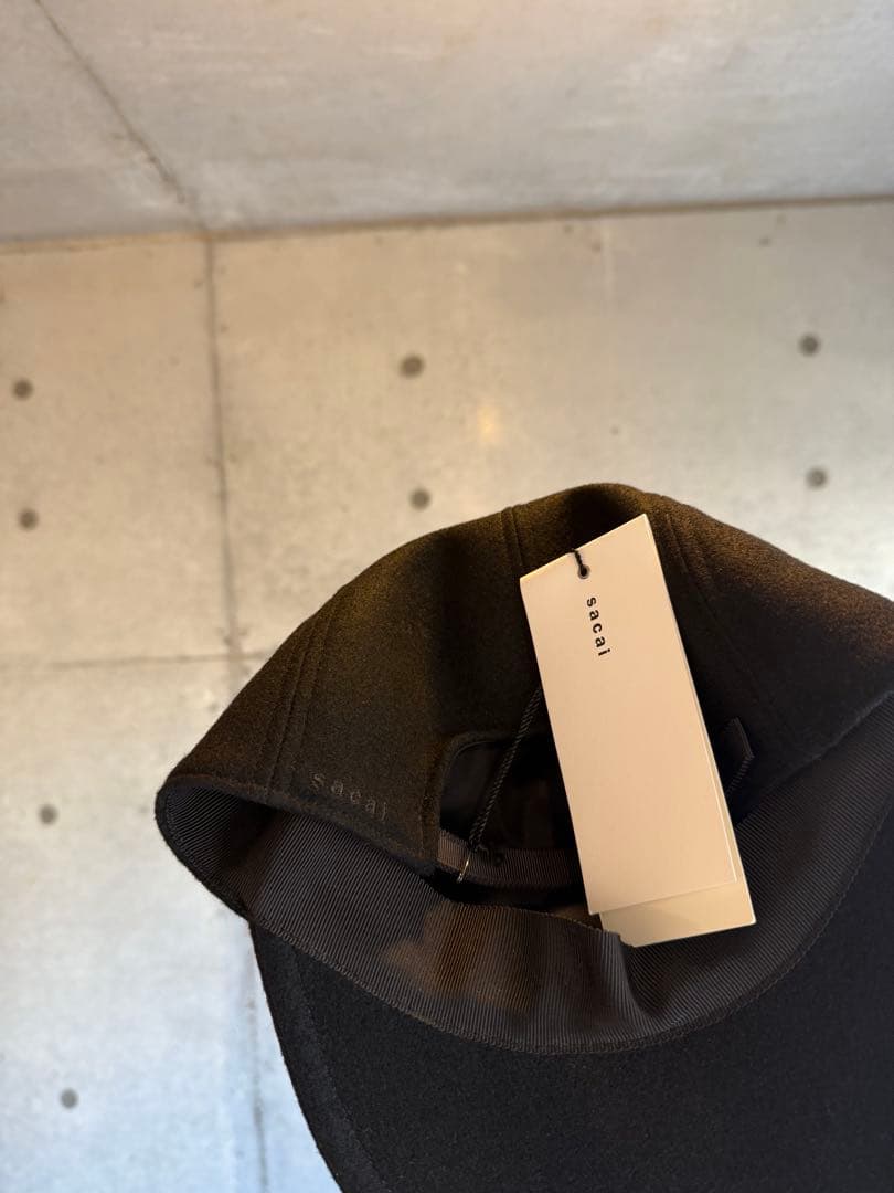 《新品タグ付き》【sacai】s Cap / WOOL