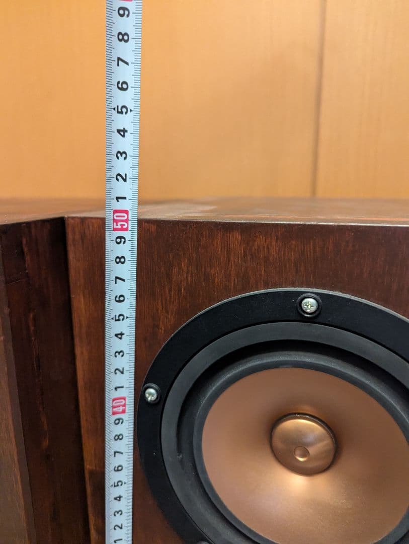 【ひのき集成材】バスレフパッシブスピーカー マホガニー 約10万円