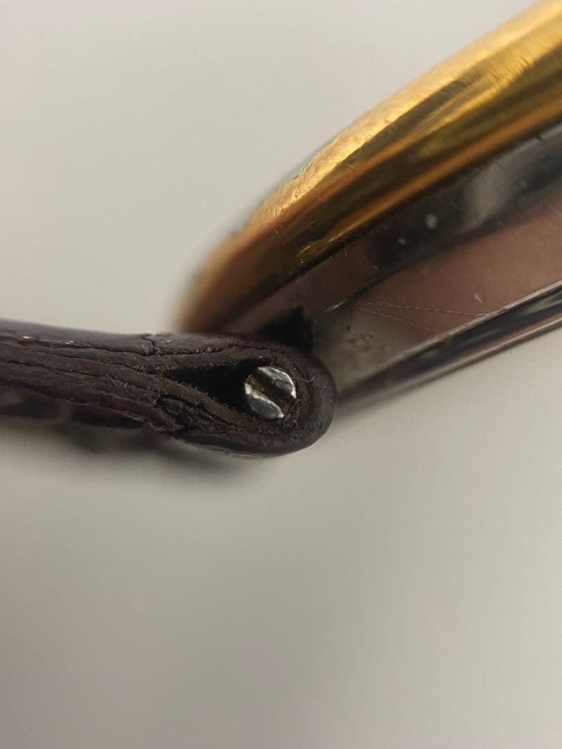 3-1935 エルメス アルソー QZ ボルドー文字盤 レディース腕時計