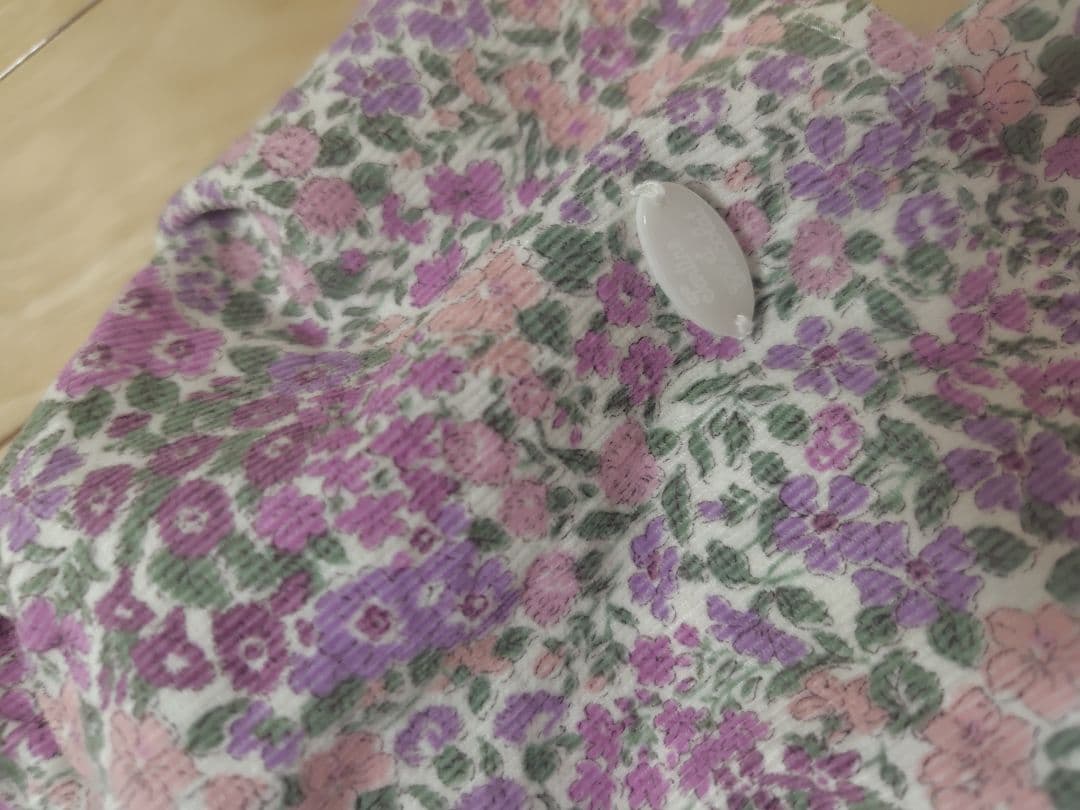 タルティーヌエショコラ　花柄ワンピース 美品　70〜80