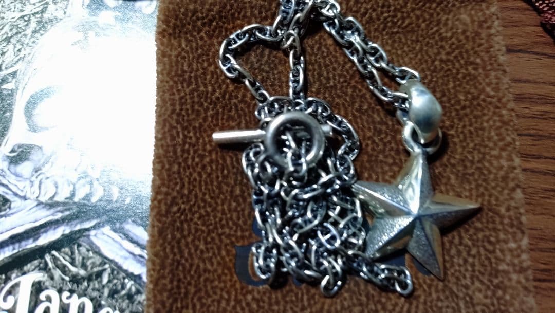 Jango ノーティカルスター ペンダントトップ ネックレス アンカーチェーン