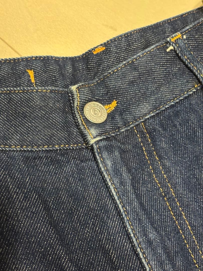 MM⑥ スーパーワイドカットオフデニム BL #40