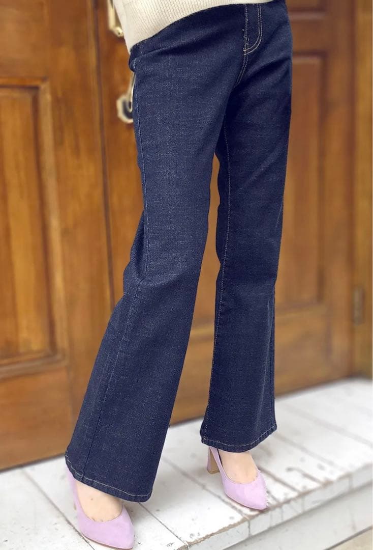 【新品未使用品】INDIMARK インディマーク フレア デニム インディゴ