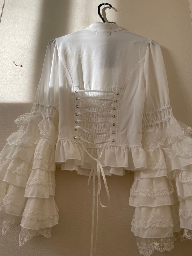 QOOZA IMVAL Princess Sleeve Blouse 白