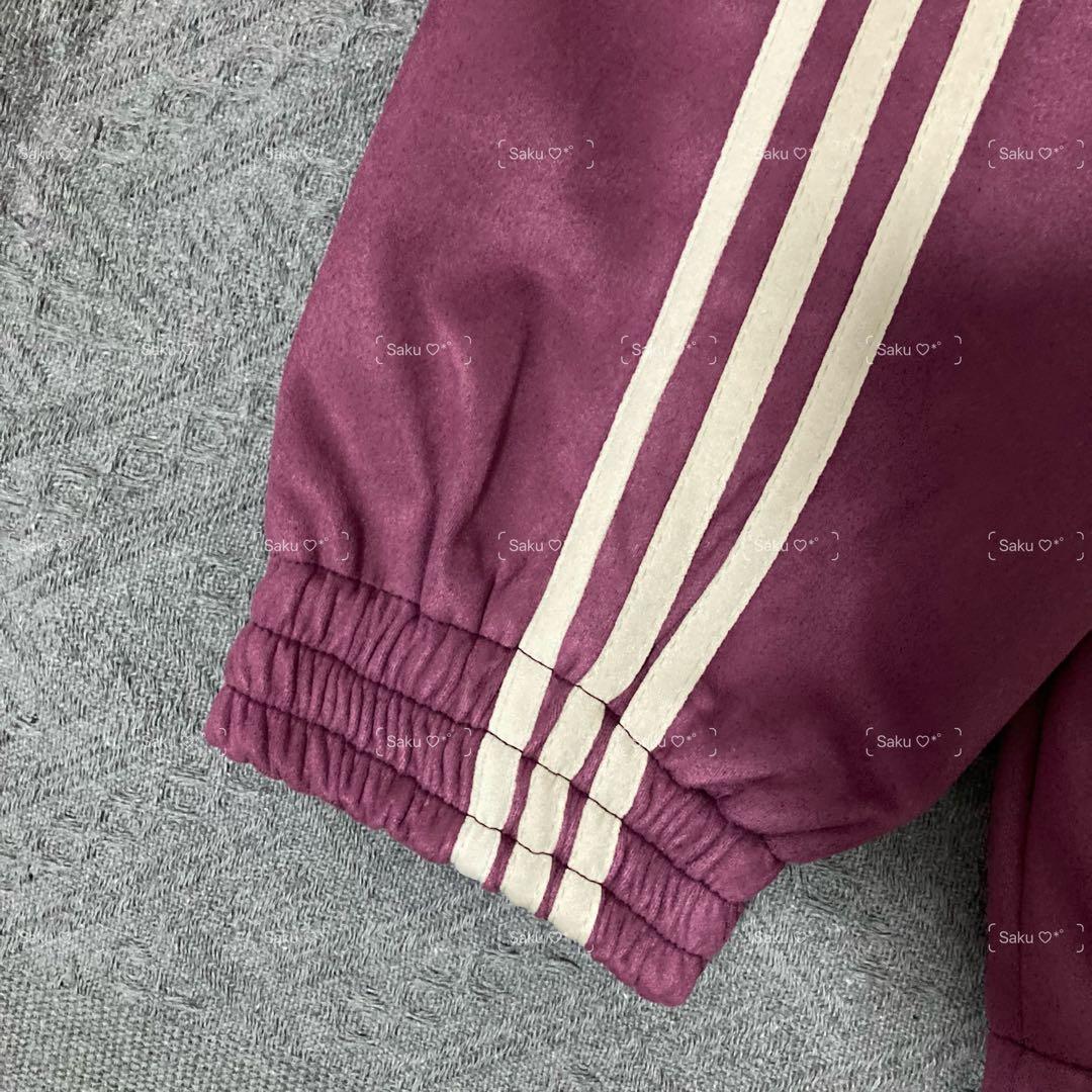 中国限定 アディダス 蛇年トラック パープル ストライプジャケットS