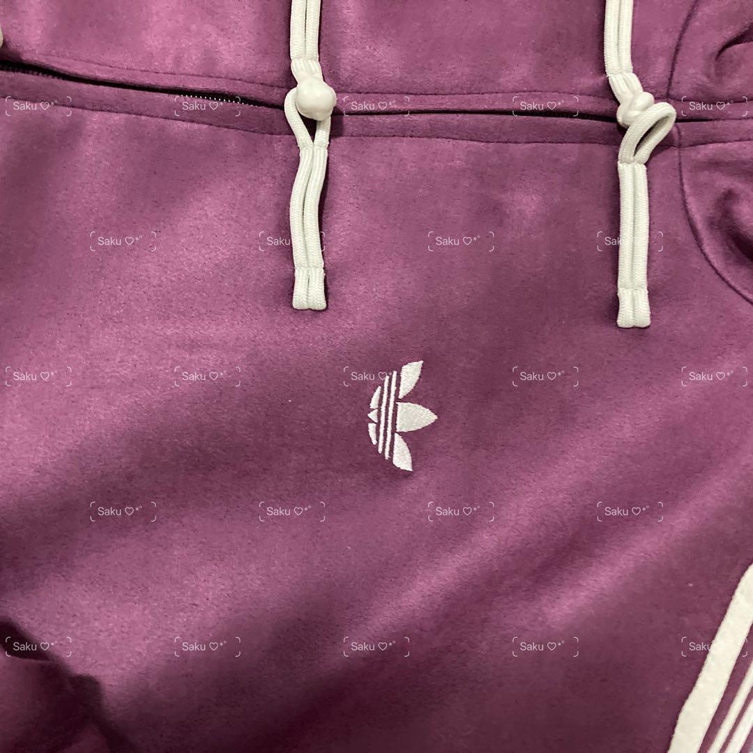 中国限定 アディダス 蛇年トラック パープル ストライプジャケットS