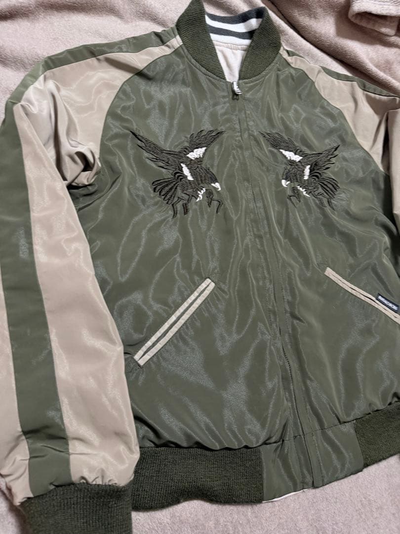 BUFFALO BOBS スカジャン 鷲 富士山 日本スカジャン vintage