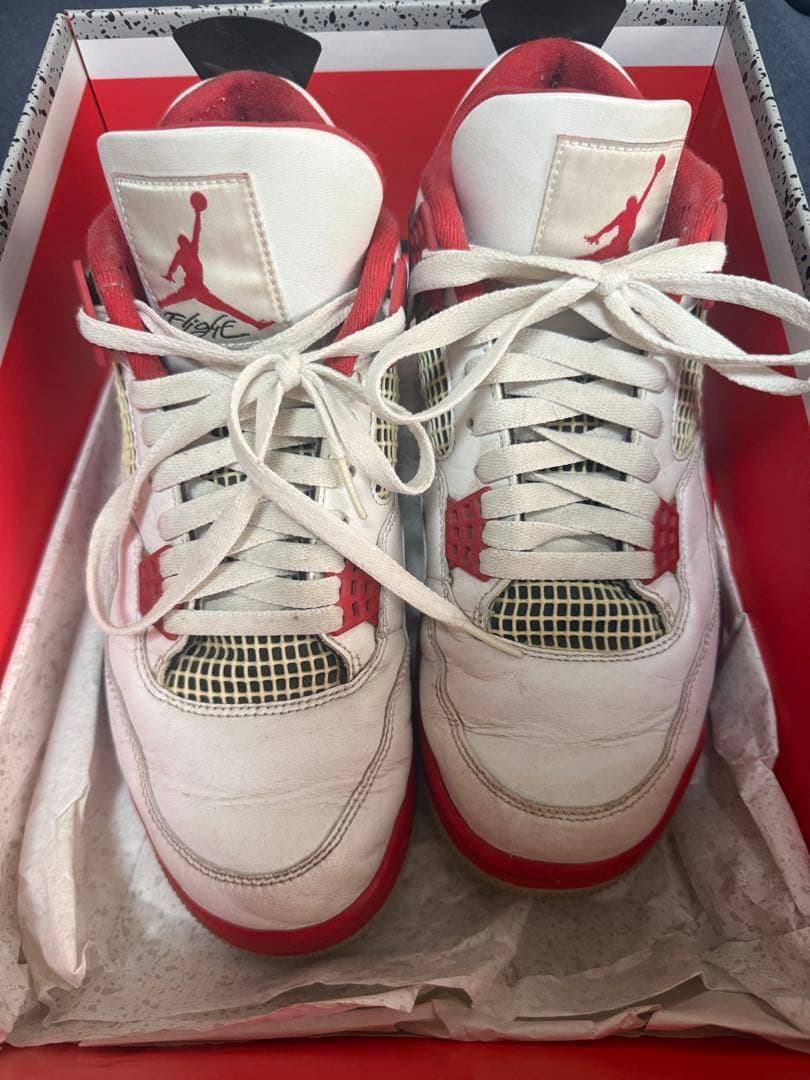 Nike Air Jordan 4 aj4 ファイヤーレッド