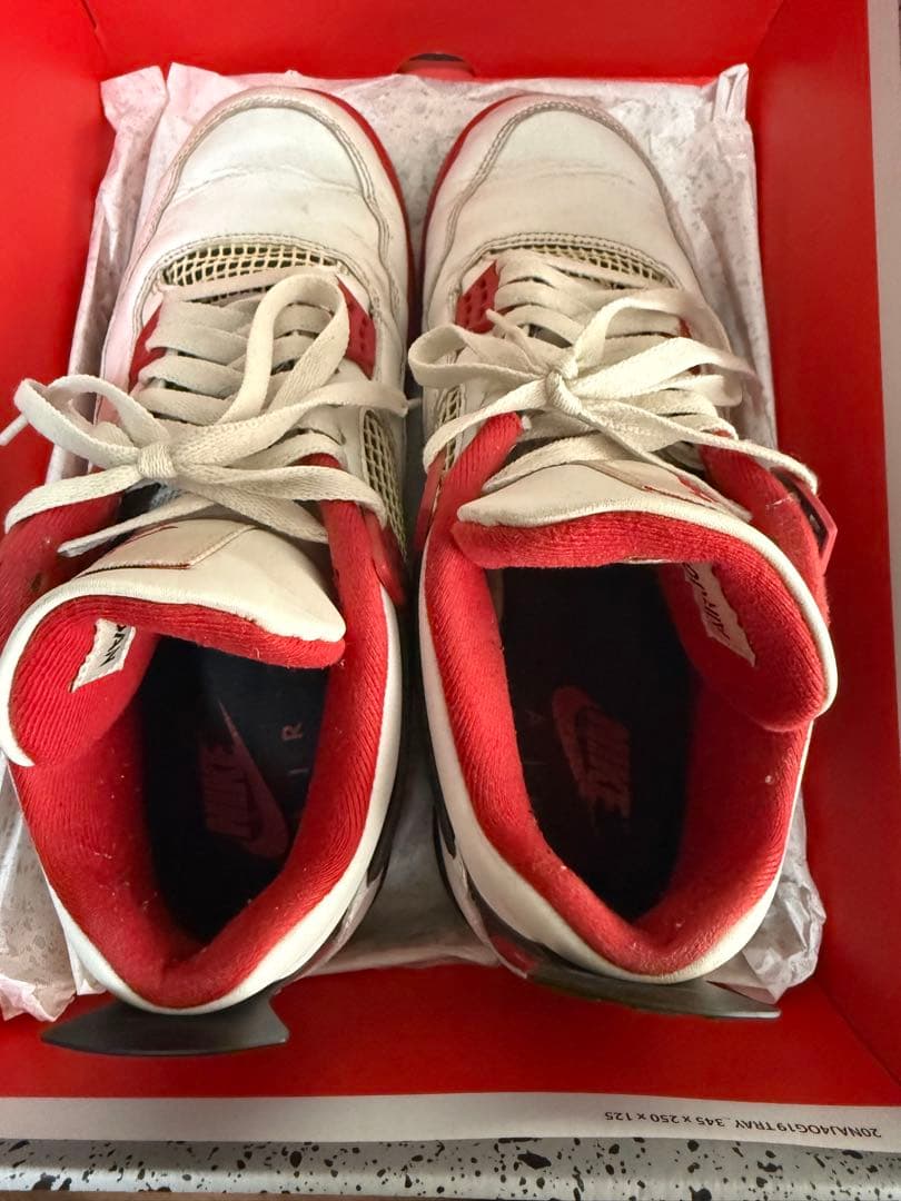 Nike Air Jordan 4 aj4 ファイヤーレッド