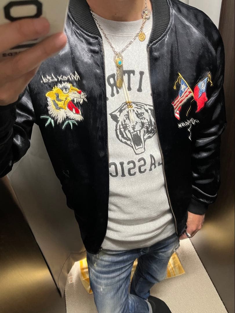 AVIREX フライングタイガー スーベニアジャケット スカジャン テーラー東洋