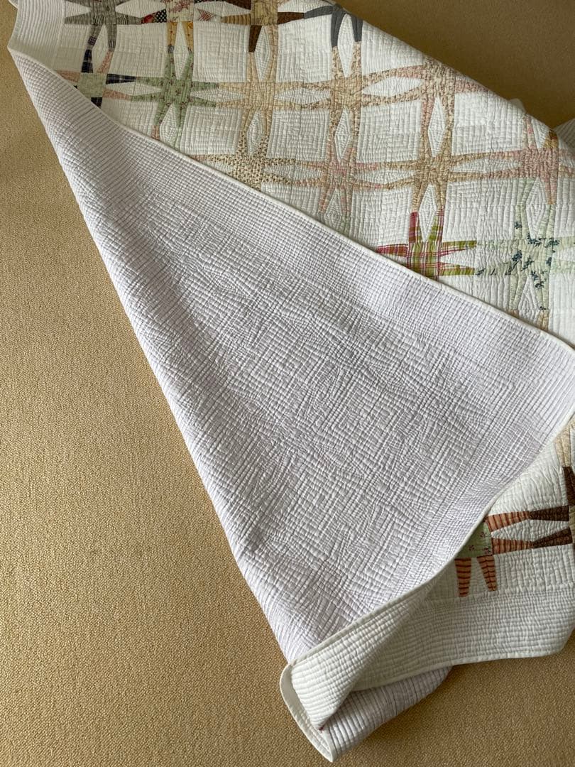 ハンドメイド パッチワーク 大判 /ベッドカバー /マルチカバー/コタツカバー