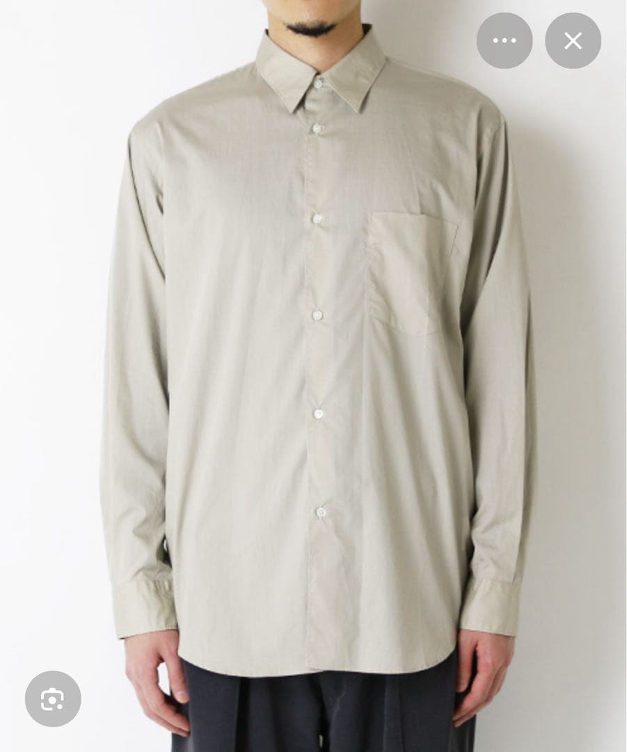 トップス Graphpaper Broad Regular Collar Shirt